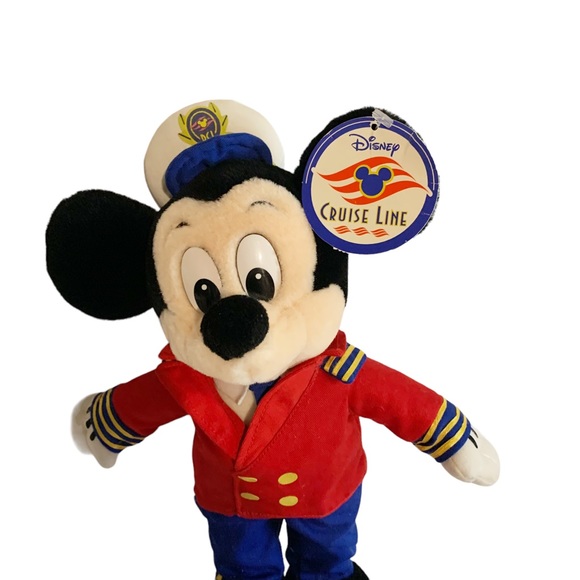 Vintage Disney Mickey Mouse Cruise Line Captain Mickey with Tag - Picture 2 of 5